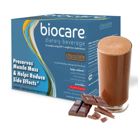 Biocare 30G Protein Chocolate Dietary Beverage (14-Count)