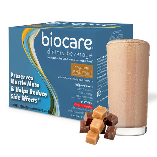 Biocare 30G Protein Chocolate Salted Caramel Dietary Beverage (14-Count)