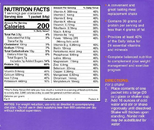 Weight & Inches™ 30G Vanilla Shake (7-Count)