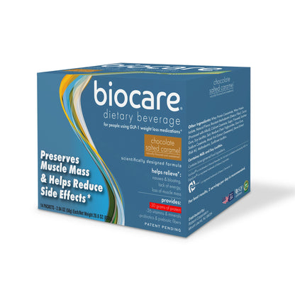Biocare 30G Protein Chocolate Salted Caramel Dietary Beverage (14-Count)
